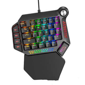 RGB Compact One-Handed Gaming Keyboard