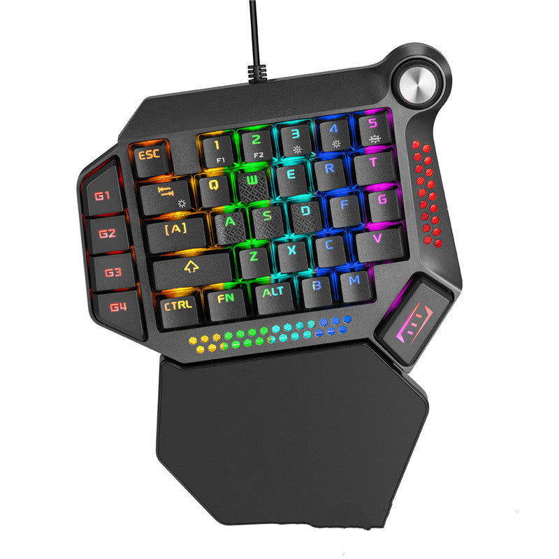 RGB Compact One-Handed Gaming Keyboard